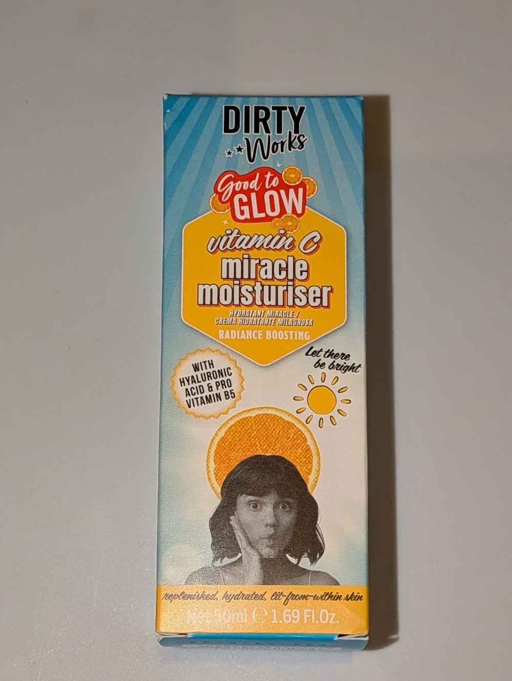 Dirty Works Good To Glow Vitamin C Miracle Moisturiser - Orange/Blue